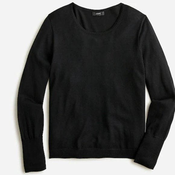 NEW NWT J. Crew Halle Crewneck Sweater Color: Navy - Picture 4 of 4